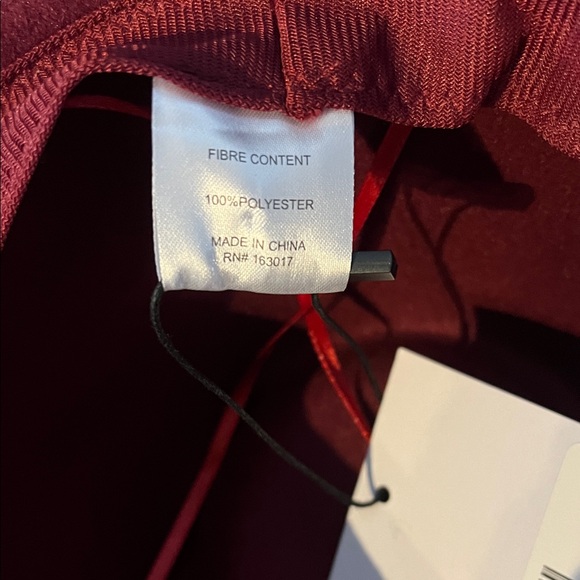 Princess Polly Deep Red Fedora - Picture 3 of 4